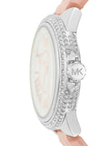 Michael Kors Camille Three-Hand Crystals White Dial Pink Leather Strap Watch for Women - MK2963 Buy Now By Michael Kors