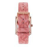Michael Kors Emery Quartz Diamonds Red Dial Pink Leather Strap Watch For Women - MK2966 Buy Now By Michael Kors