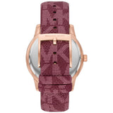 Michael Kors Tibby Multifunction Red Dial Red Leather Strap Watch For Women - MK2967 Buy Now By Michael Kors