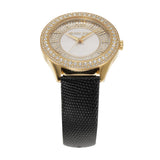 Michael Kors Harlowe Analog White Dial Black Leather Strap Watch For Women - MK2988 Buy Now By Michael Kors