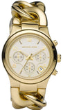 Michael Kors Runway Twist Gold Dial Gold Stainless Steel Strap Watch for Women - MK3131 Buy Now By Michael Kors