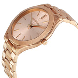 Michael Kors Slim Runway Rose Gold Dial Rose Gold Steel Strap Watch for Women - MK3197 Buy Now By Michael Kors