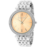 Michael Kors Darci Orange Dial Silver Stainless Steel Strap Watch for Women - MK3218 Buy Now By Michael Kors