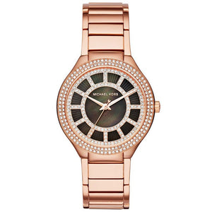Michael Kors Kerry Black Mother of Pearl Dial Rose Gold Dial Watch for Women - MK3397 Buy Now By Michael Kors