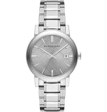 Burberry The City Silver Dial Silver Steel Strap Watch for Women - BU9035 Buy Now By Burberry