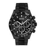 Hugo Boss Hero Black Dial Black Steel Strap Watch for Men - 1513754 Buy Now By Hugo Boss