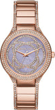 Michael Kors Kerry Purple Dial Rose Gold Stainless Steel Strap Watch for Women - MK3482 Buy Now By Michael Kors