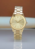 Michael Kors Slim Runway Gold Dial Two Tone Gold Strap Watch for Women - MK4285 Buy Now By Michael Kors
