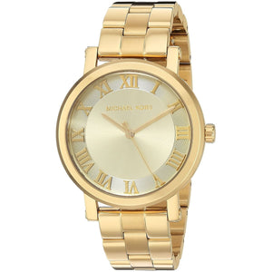 Michael Kors Jaryn Analog Quartz Gold Dial Gold Steel Strap Watch For Women - MK3500 Buy Now By Michael Kors