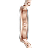 Michael Kors Norie Rose Gold Dial Rose Gold Steel Strap Watch for Women - MK3561 Buy Now By Michael Kors
