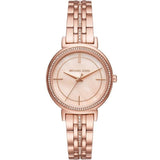 Michael Kors Cinthia Mother of Pearl Rose Gold Dial Rose Gold Steel Strap Watch for Women - MK3643 Buy Now By Michael Kors