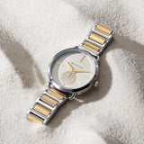 Michael Kors Silver Dial Two Tone Steel Strap Watch for Women - MK3679 Buy Now By Michael Kors