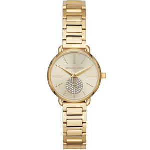 Michael Kors Portia Quartz Gold Dial Gold Steel Strap Watch For Women - MK3838 Buy Now By Michael Kors