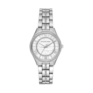 Michael Kors Lauryn Mother of Pearl Dial Silver Steel Strap Watch for Women - MK3900 Buy Now By Michael Kors