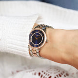 Michael Kors Lauryn Quartz Blue Dial Two Tone Steel Strap Watch For Women - MK3929 Buy Now By Michael Kors