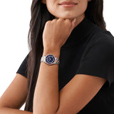 Michael Kors Lauryn Quartz Blue Dial Two Tone Steel Strap Watch For Women - MK3929 Buy Now By Michael Kors