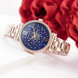 Michael Kors Sofie Analog Quartz Blue Dial Rose Gold Steel Strap Watch For Women - MK3971 Buy Now By Michael Kors