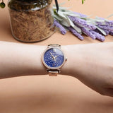 Michael Kors Sofie Analog Quartz Blue Dial Rose Gold Steel Strap Watch For Women - MK3971 Buy Now By Michael Kors