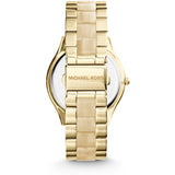 Michael Kors Slim Runway Gold Dial Two Tone Gold Strap Watch for Women - MK4285 Buy Now By Michael Kors