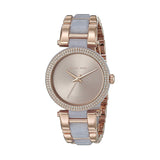 Michael Kors Delray Rose Gold Dial Two Tone Steel Strap Watch for Women - MK4319 Buy Now By Michael Kors
