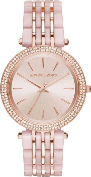 Michael Kors Darci Rose Gold Dial Two Tone Steel Strap Watch for Women - MK4327 Buy Now By Michael Kors