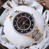 Michael Kors Lauryn Crystal Pave Black Dial Two Tone Steel Strap Watch For Women - MK4403 Buy Now By Michael Kors