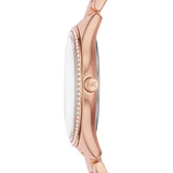 Michael Kors Lauryn Mother of Pearl Dial Rose Gold Dial Rose Gold Steel Strap Watch For Women - MK4491 Buy Now By Michael Kors