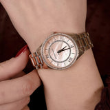 Michael Kors Lexington Three Hand White Dial Gold Steel Strap Watch For Women - MK4492 Buy Now By Michael Kors