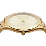 Michael Kors Slim Runway Quartz Gold Dial Gold Steel Strap Watch For Women - MK4501 Buy Now By Michael Kors