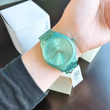 Michael Kors Slim Runway Blue Dial Blue Steel Strap Watch For Women - MK4525 Buy Now By Michael Kors