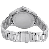 Michael Kors Liliane Three Hand Mother of Pearl White Dial Silver Steel Strap Watch For Women - MK4556 Buy Now By Michael Kors