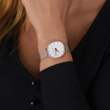 Michael Kors Pyper Quartz Mother of Pearl White Dial Rose Gold Mesh Strap Watch For Women - MK4588 Buy Now By Michael Kors