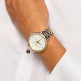 Michael Kors Pyper Three Hand White Dial Two Tone Steel Strap Watch For Women - MK4595 Buy Now By Michael Kors