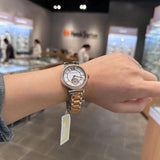 Michael Kors Abbey Three-Hand White Dial Two Tone Steel Strap Watch for Women - MK4616 Buy Now By Michael Kors