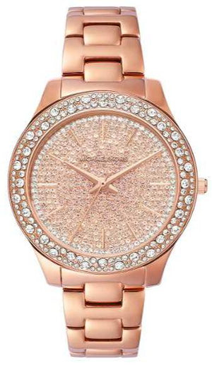 Michael Kors Liliane Three Hand Rose Gold Dial Rose Gold Steel Strap Watch For Women - MK4651 Buy Now By Michael Kors