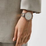 Michael Kors Pyper Quartz White Dial Two Tone Steel Strap Watch For Women - MK4667 Buy Now By Michael Kors