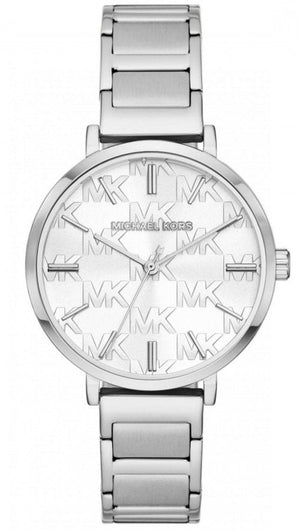 Michael Kors Addyson White Dial Silver Steel Strap Watch for Women - MK4714 Buy Now By Michael Kors