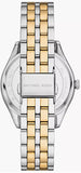 Michael Kors Harlowe Three-Hand Crystals White Dial Two Tone Steel Strap Watch for Women - MK4811 Buy Now By Michael Kors