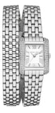 Michael Kors Emery Pave Double Wrap White Dial Silver Steel Strap Watch for Women - MK4834 Buy Now By Michael Kors