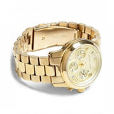 Michael Kors Runway Gold Dial Gold Stainless Steel Strap Watch for Women - MK5055 Buy Now By Michael Kors
