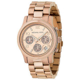 Michael Kors Dylan Rose Gold Dial Rose Gold Steel Strap Watch for Women - MK5576 Buy Now By Michael Kors