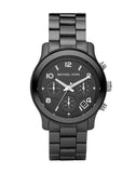 Michael Kors Runway Black Ceramic Dial Black Steel Strap Watch for Women - MK5162 Buy Now By Michael Kors