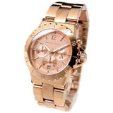 Michael Kors Dylan Rose Gold Dial Rose Gold Steel Strap Watch for Women - MK5314 Buy Now By Michael Kors