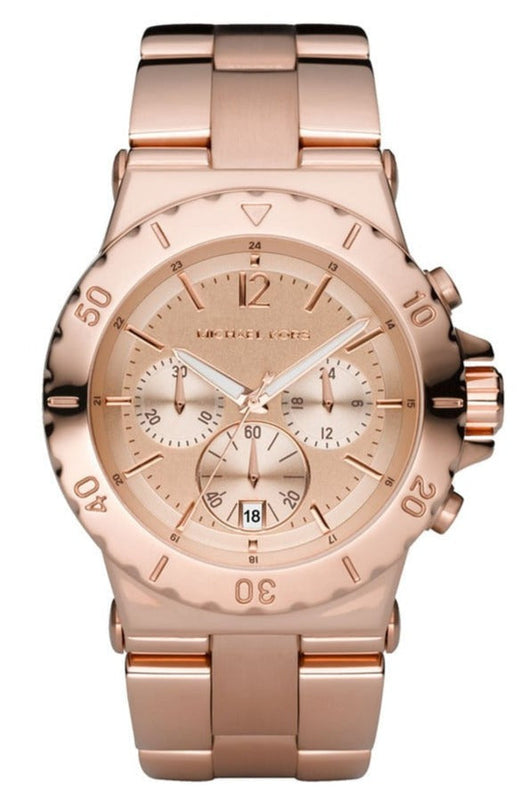 Michael Kors Dylan Rose Gold Dial Rose Gold Steel Strap Watch for Women - MK5314 Buy Now By Michael Kors