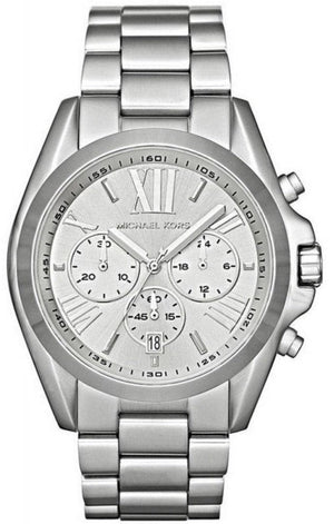 Michael Kors Bradshaw Silver Dial Silver Steel Strap Watch for Men - MK5535 Buy Now By Michael Kors