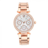 Michael Kors Parker White Dial Rose Gold Steel Strap Watch for Women - MK5616 Buy Now By Michael Kors