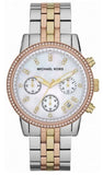 Michael Kors Ritz White Dial Two Tone Steel Strap Watch for Women - MK5650 Buy Now By Michael Kors