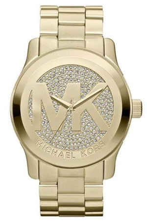 Michael Kors Runway Gold Dial Gold Steel Strap Watch for Women - MK5706 Buy Now By Michael Kors