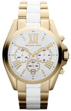 Michael Kors Bradshaw Chronograph White Dial Two Tone Steel Strap Watch For Women - MK5743 Buy Now By Michael Kors