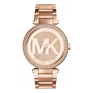 Michael Kors Parker Rose Gold Dial Rose Gold Steel Strap Watch for Women - MK5865 Buy Now By Michael Kors